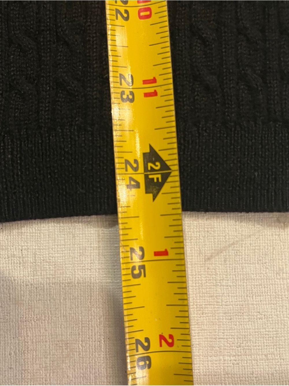 Brooks Brothers Black Short Sleeve Cable-Knit silk & cashmere sweater. GUC! - Picture 6 of 6